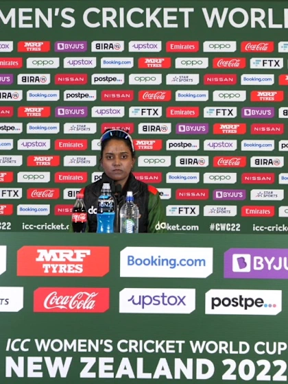 27 March - Wellington - Bangladesh Captain Nigar Sultana post-match press conference