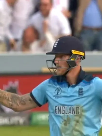 2019 CWC | Deflection off Ben Stokes' bat in final over of 2019