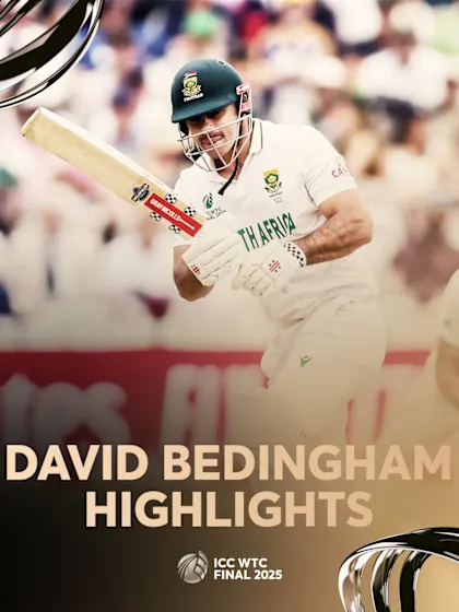 Logo of Class and grit as David Bedingham adds vital runs | Player Highlights | WTC25 Final