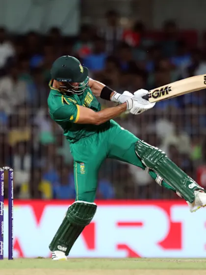 Markram upper cuts rising Rauf delivery for exquisite six | CWC23