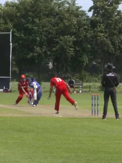 U19 CWC Europe Q: Sco v Den – Syed Shah hits 90 off 98 balls for Scotland