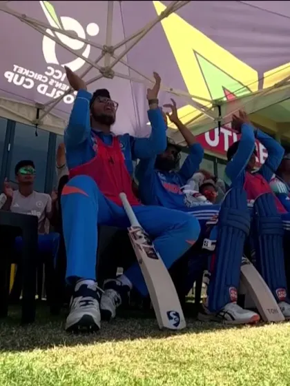 Vihaan Malhotra with a Four vs. Zimbabwe