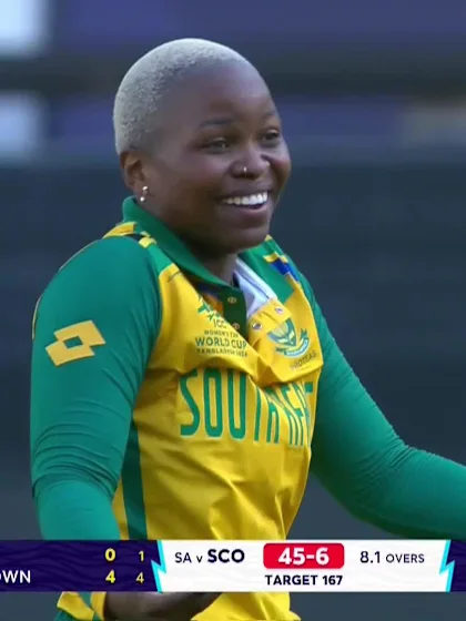Logo of Darcey Carter - Wicket - South Africa vs Scotland