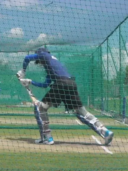 ICC U19 CWC: IND v BAN – Priyam Garg unleashes a range of strokes in the nets
