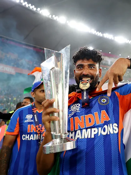 India collect their champions medal | Final | T20WC 2026