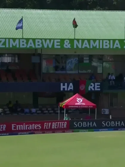 Ayush Mhatre with a Six vs. Afghanistan