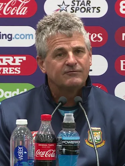11 June - Bristol - Bangladesh coach Steve Rhodes post-match press conference