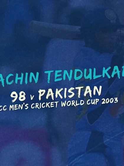 Throwback: Sachin Tendulkar's heroics knock Pakistan down | CWC 2003