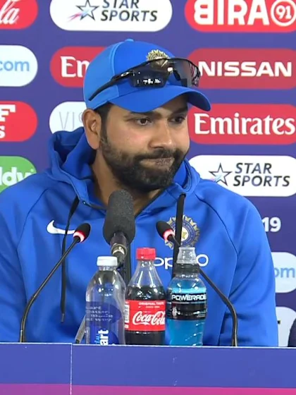 6 July - Leeds - India player Rohit Sharma post-match press conference