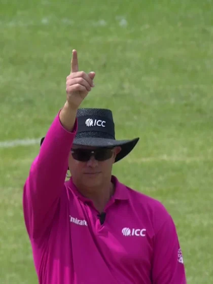 Usman Khan with a Batting vs. England