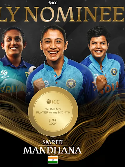 ICC reveals Player of the Month nominees for July
