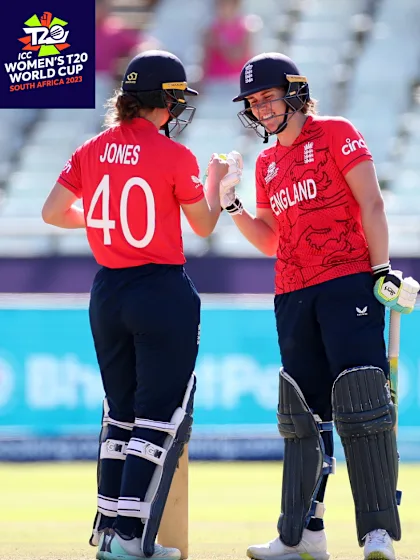 England power to record-breaking first innings total | Women's T20WC 2023