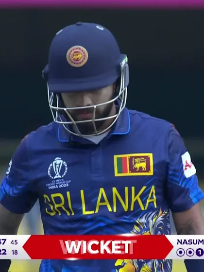 Logo of Kusal Mendis - Wicket - Bangladesh vs Sri Lanka