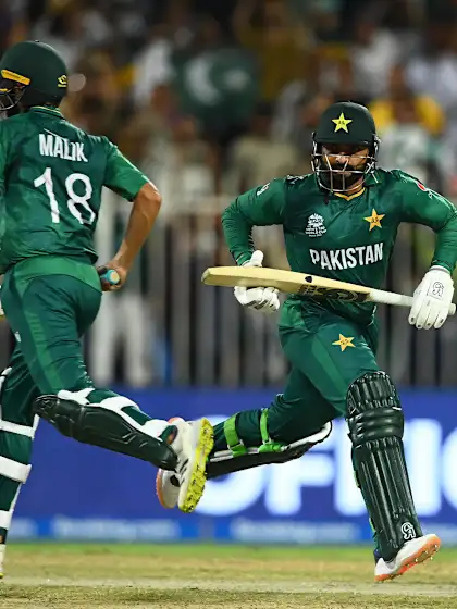 The moment Pakistan sealed victory against New Zealand