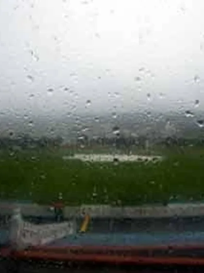 Second Test ends in draw after rain washes out play