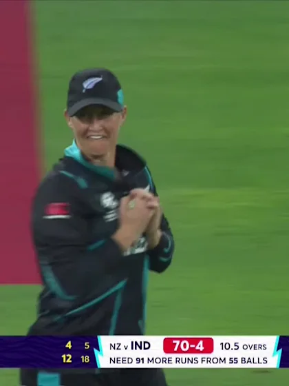 Logo of Richa Ghosh - Wicket - India vs New Zealand
