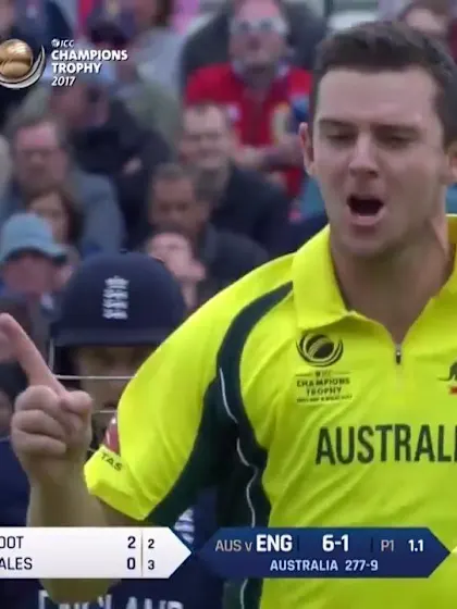 WICKET: Alex Hales falls for 0