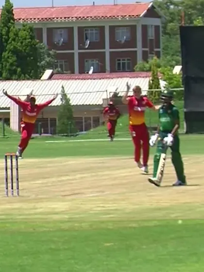 ICC U19 CWC: PAK v ZIM – Nippy Grant sends back skipper Nazir