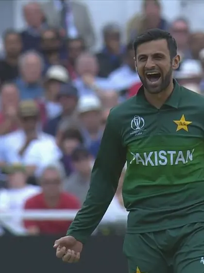 Logo of CWC19: Eng v Pak - Shoaib Malik has Ben Stokes caught behind