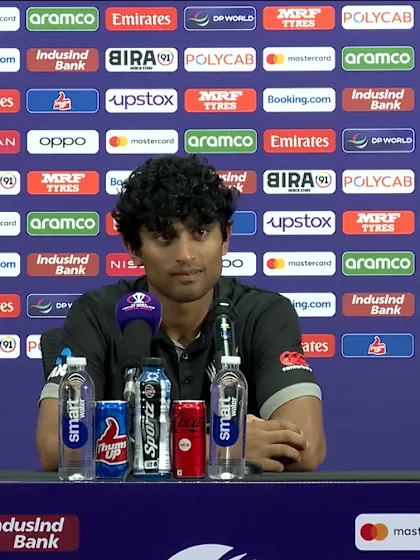 5 October - Ahmedabad - New Zealand player Rachin Ravindra post-match press conference