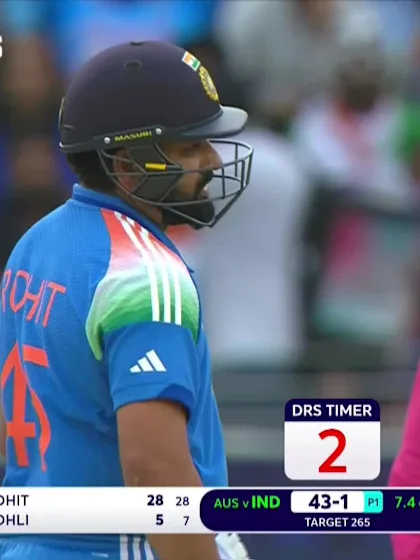 Logo of Rohit Sharma - Wicket vs Australia