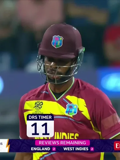 Roston Chase - Wicket - England vs West Indies