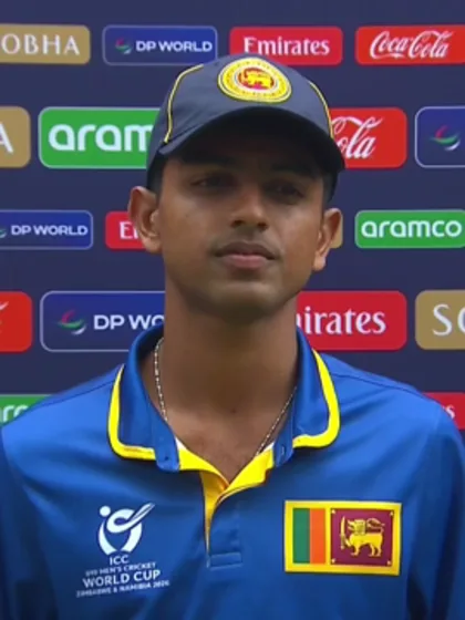 Vimath Dinsara  | ICC U19MCW26 | Sri Lanka post-match interview | 23 January '26
