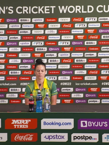 14 March - Tauranga - South Africa player Marizanne Kapp post-match press conference