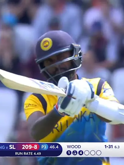 Logo of CWC19: ENG v SL - Udana presents a simple catch to Root 