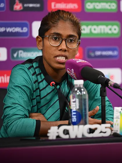 Fahima Khatun dissects Bangladesh's narrow loss to England | Post-match Press Conference | CWC25