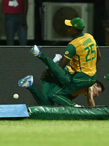 Oh no! A collision on the field | T20WC 2024