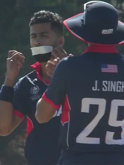 Logo of Vikram Singh - Wicket - Netherlands vs USA