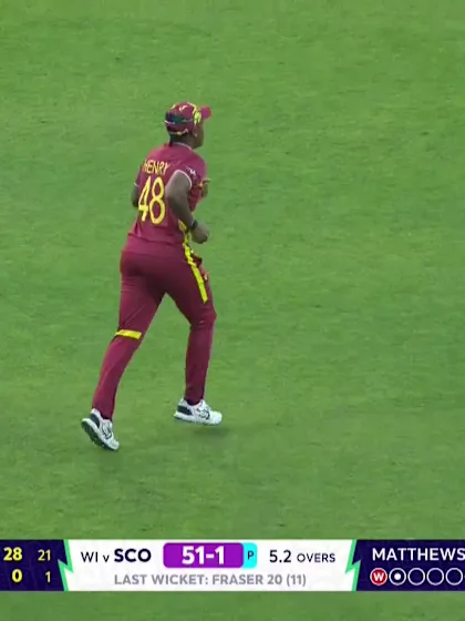 Kathryn Bryce - Wicket - West Indies vs Scotland