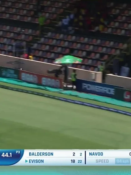Nissan POTD: Evison smacks a flat six over deep mid-wicket