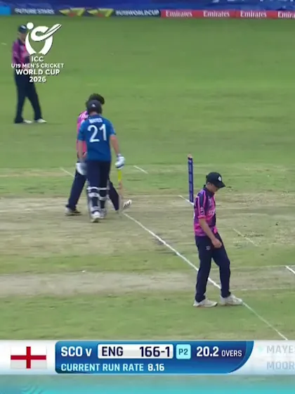 Ben Mayes with a Four vs. Scotland