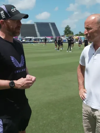 Nasser Hussain at the nets | AUS v ENG | T20WC 2024