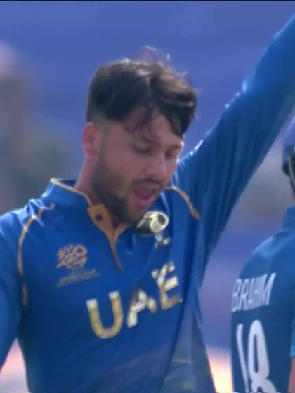 Sediqullah Atal - Wicket - Afghanistan vs United Arab Emirates