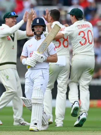 Rollercoaster day ends with England 138 runs behind as Australia face Lyon fitness fear