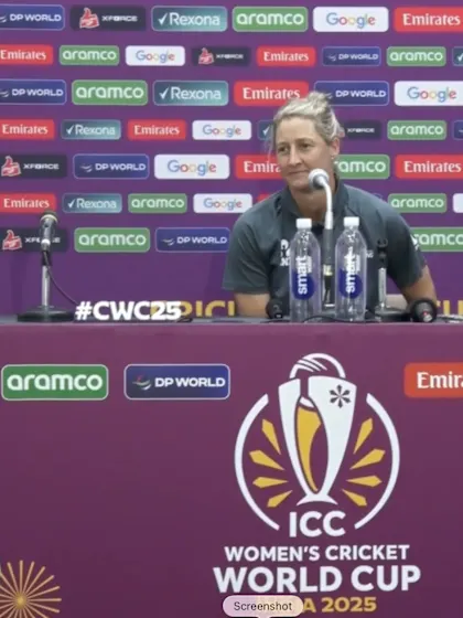 Sophie Devine | ICC WCW25 | New Zealand pre-match press conference | 30 Sept '25