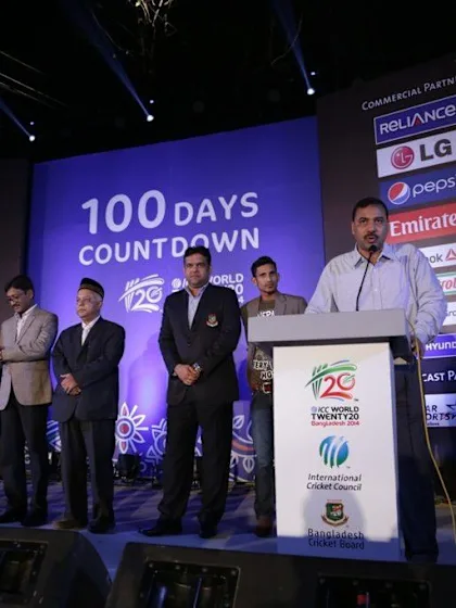 100-day countdown to the ICC World Twenty20 Bangladesh 2014 begins