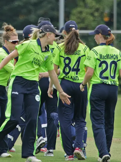 Ireland Women's record-breaking day cut short by rain