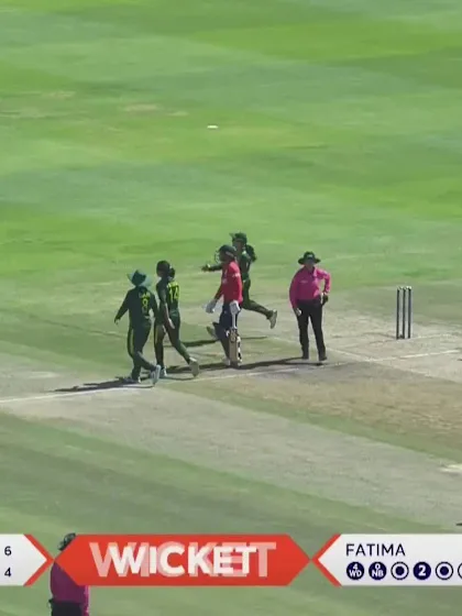 Logo of Sophia Dunkley - Wicket - England vs Pakistan