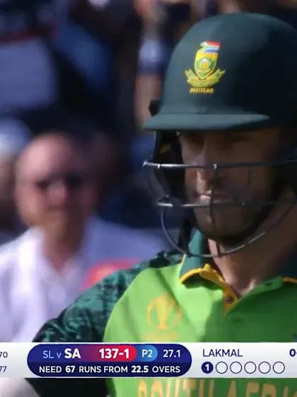 CWC19: SL v SA - Highlights of du Plessis's 96*