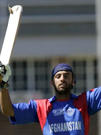 Afghan star delighted by century