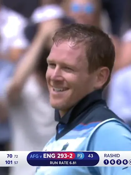 CWC19: ENG v AFG - Morgan moves to 100 with yet another six