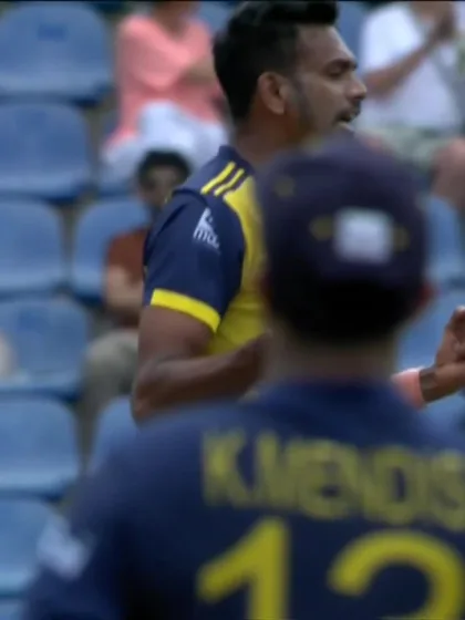 Jatinder Singh - Wicket - Sri Lanka vs Oman