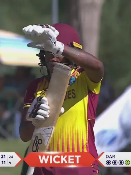 Logo of Chinelle Henry - Wicket - Pakistan vs West Indies
