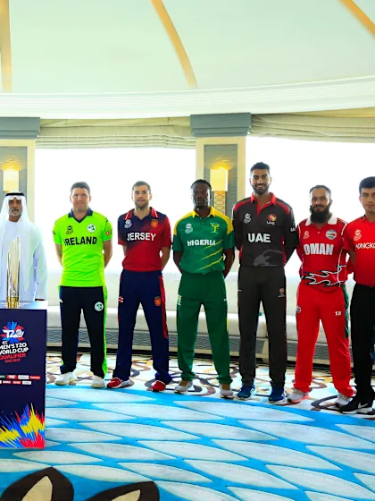 ICC Men’s T20 World Cup Qualifier Trophy unveiled in Abu Dhabi