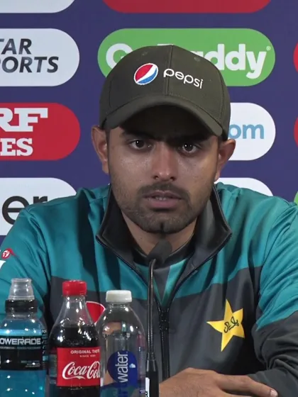 26 June - Birmingham - Pakistan player Babar Azam post-match press conference