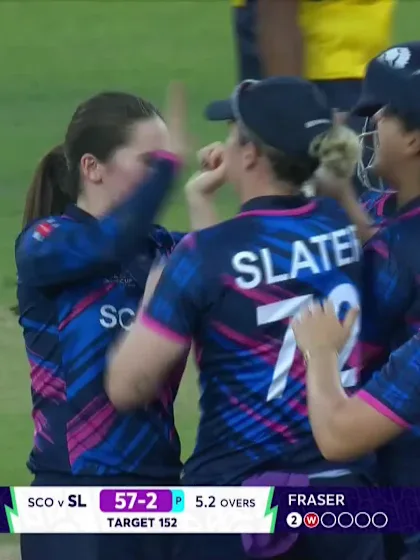 Chamari Athapaththu - Wicket - Sri Lanka vs Scotland